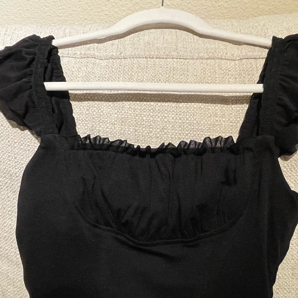 Guess milkmaid dress